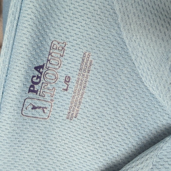 ❤️5/$25  EUC PGA Tour Polo Dri Fit Like Feel - Picture 3 of 3